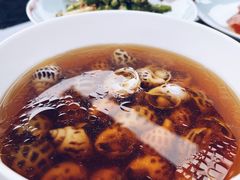 古越陈酿煮花螺-杭州西子湖四季酒店·金沙厅