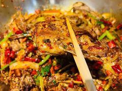 主打的干锅鸭头-安诚居干锅鸭头(八角店)