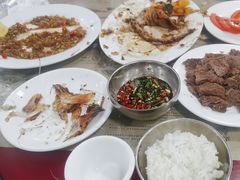 -北京龙庆四季香农家饭庄·灶台鱼·碳烤虹鳟鱼(龙庆峡店)