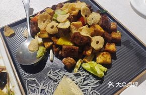 Holy Basil Foie Gras Stir-Fried Beef Cubes