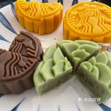 流心月饼口感柔和