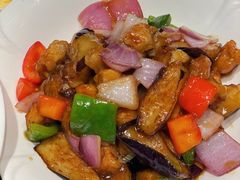 茄子溜肉段-松花湖水饺(新濠天地店)