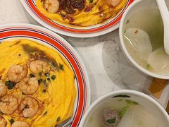 滑蛋虾仁捞出前一丁-有章牛杂(石厦店)
