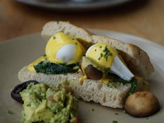 eggs benedict-Strawberry Fare