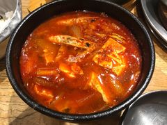 海鲜嫩豆腐汤-姜虎东白丁烤肉(苏州中心店)