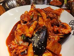 海鲜炒年糕-农乐园炭火烤肉(世茂店)