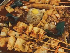 鱼饼火山炒年糕-包装马车·韩国料理·포장마차