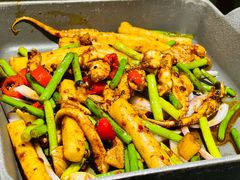 鱿鱼须年糕-老头儿油爆虾·知味杭州(爱琴海购物中心)