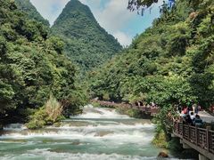 -小七孔景区-六十八级跌水瀑布