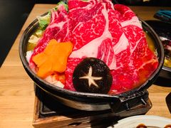 雪花牛肉寿喜锅-隐泉之语日式料理(王府中环店)