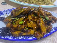 鱼香茄条-夕阳红小吃(中街大悦城店)