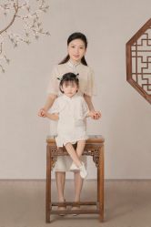 -时光纪亲子全家福照相馆(静安店母女写真父母纪念照)