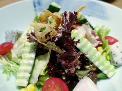 温泉蛋沙拉-富山日式料理(宽厚里店)