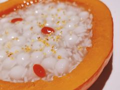 南瓜酒酿小圆子-玫瑰厅上海菜(兴国路店)