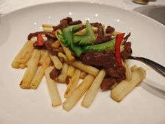 白芦笋泡椒梅花烧柳-君庭中餐厅(友谊宾馆店)