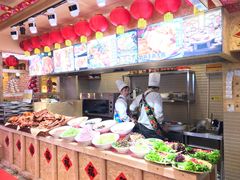 自助取餐区-闯关东东北农家菜(崂山石老人店)