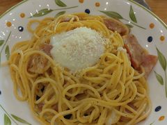 温泉蛋培根意面-萨莉亚意式餐厅(南京环亚凯瑟琳广场店)