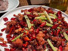 干煸辣子鸡-汉小城·老铫子藕汤·乡野湖北菜(江汉路吉庆街店)
