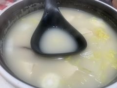 鸡汤小白菜煮榆林豆腐-西贝(上海新梅广场店)