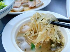 萝卜丝笋丝汤面-九里云松·天香餐厅
