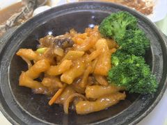 鹅掌扣蹄筋（例）-老字号蛇口德记烧腊饭店·海鲜加工