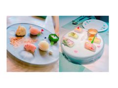 漫步花开彩虹卷-蜜桃花开·中西融合菜E&W(南长街店)