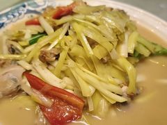 韭黄蛤蜊-吕四渔港码头海鲜餐厅