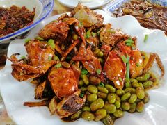 毛蟹炒毛豆-洞天食府(北大街店)