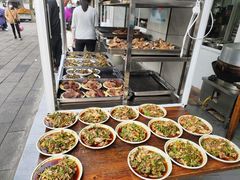自助取餐区-大邑李记肥肠血旺