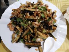 茄子拌扇贝-华圆美食-老蓬莱菜(蓬港路店)
