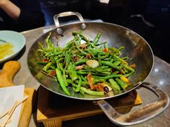 干锅扁豆丝-绿茶餐厅(崇文门新世界店)