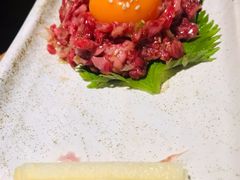 生拌牛肉-炼火烤肉店