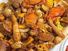 -东来菜馆•手抓海鲜家常菜•海鲜锅贴(鸽子窝店)