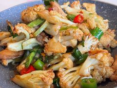 干锅有机花菜-壹只菜·崇明本地特色菜(崇明南门店)