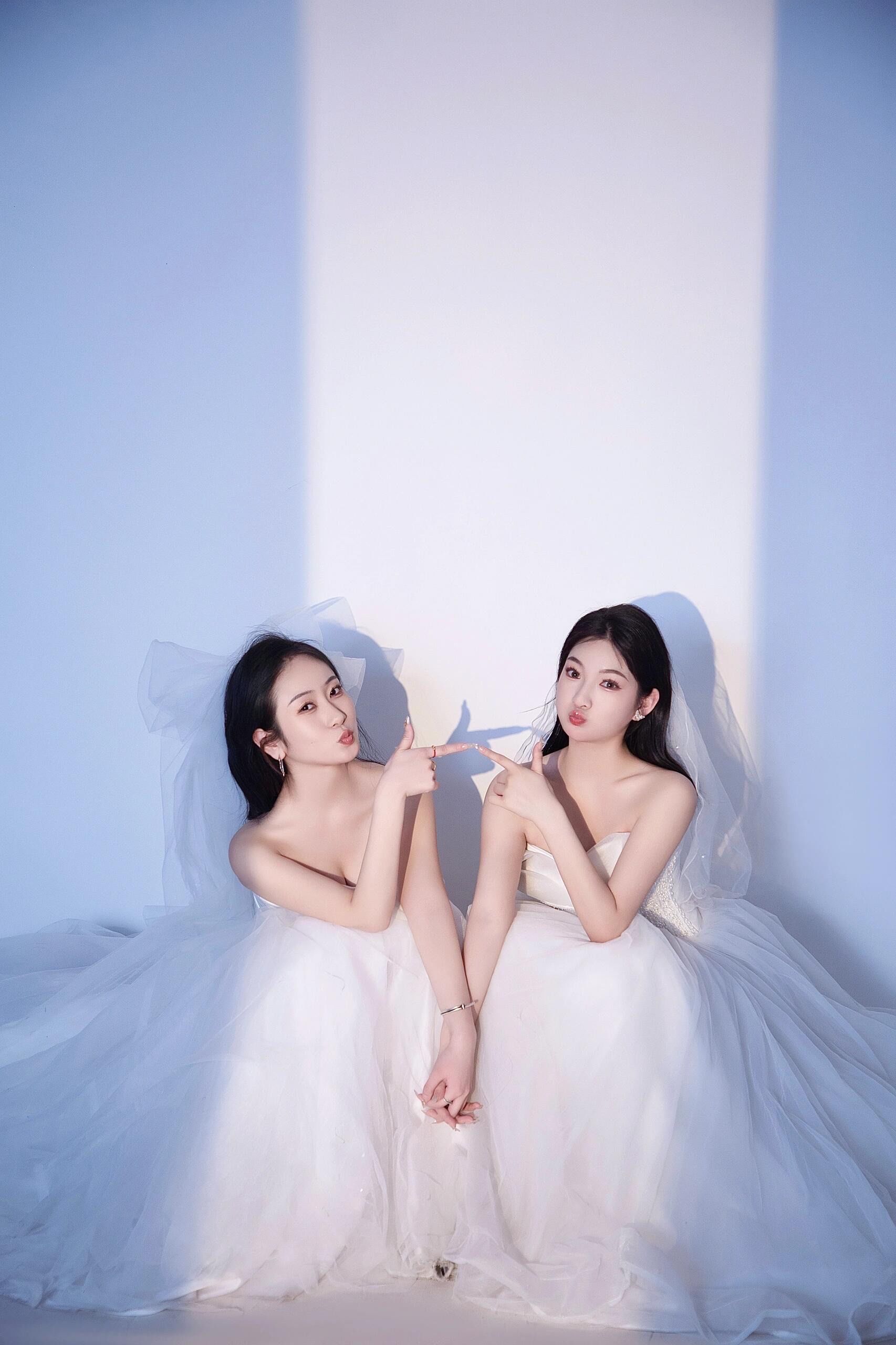 闺蜜婚纱照