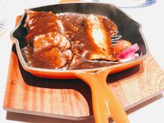 黑椒汁生烧安格斯牛肋骨-炳胜私厨(万象前海店)