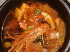 酱汤赠送-草家酱蟹炭火烤肉店(珲春南路一店)
