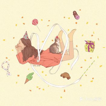 安静，优雅！这样的插画你喜欢吗