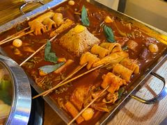 鱼饼火山炒年糕-包装马车·韩国料理·포장마차