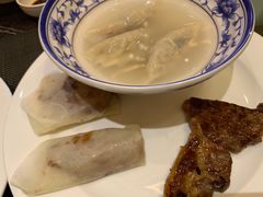 水煮的蒸饺哈哈哈-湖州东吴开元名都酒店-滨河自助餐厅