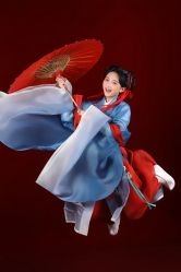 -后宫·古装汉服京剧儿童亲子全家福摄影