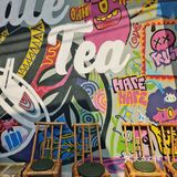 发现了东山口一家宝藏店铺！街头涂鸦风马黛茶