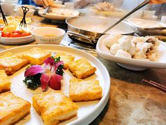 香煎鱼饼-淘米捞·米汤脆鲩鱼火锅(福田皇岗店)