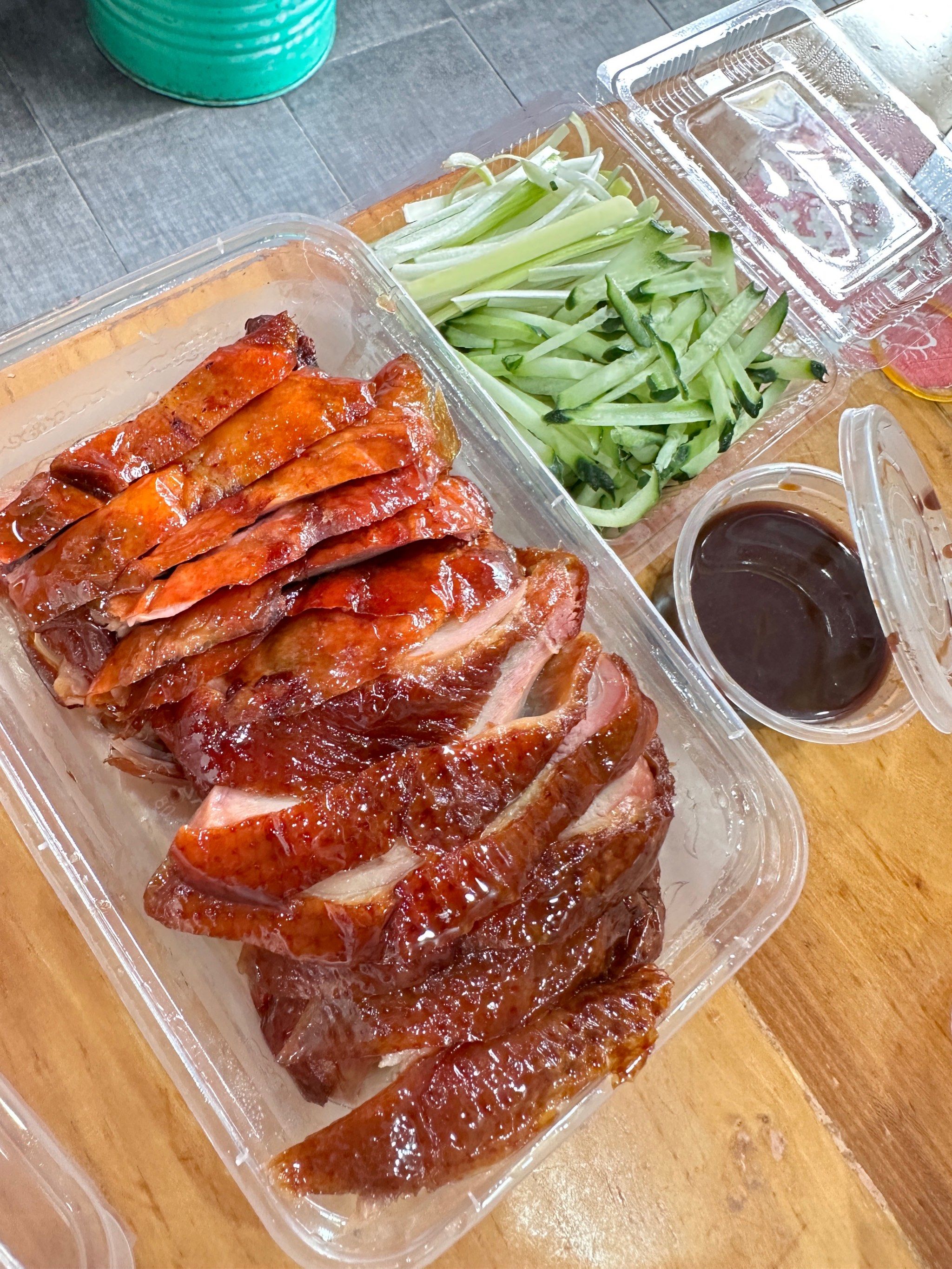 刚出炉的烤鸭,美味满分