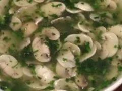 荠菜炒蘑菇-建国328 本帮小馆·面馆
