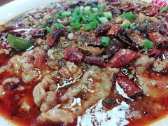 水煮肉片-盛天毛血旺非遗美食(观音桥店)