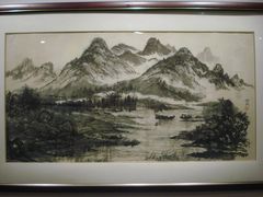 叶兆澂·中国画《故乡洞庭东山》-徐汇艺术馆
