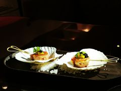 鱼籽酱雪白带子串-wann lounge 低温慢煮牛排·清吧