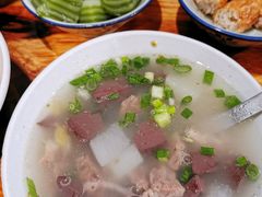 猪血猪肺汤-椰小调.儋州米烂(名门店)