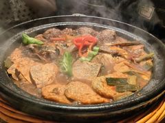 民间狮子头炖鱼头-打酱油·非遗淮扬菜(瘦西湖梅岭店)